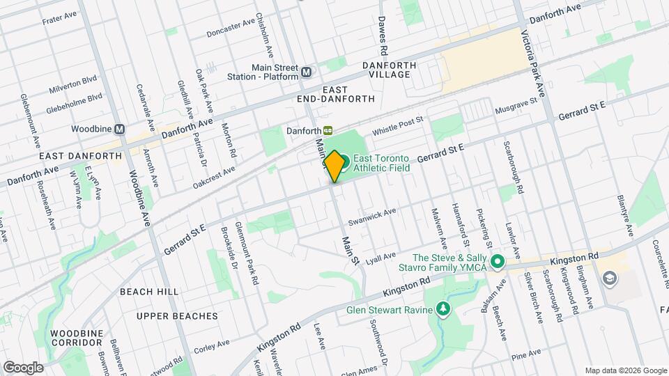 2199 Gerrard St E Map and Location Details