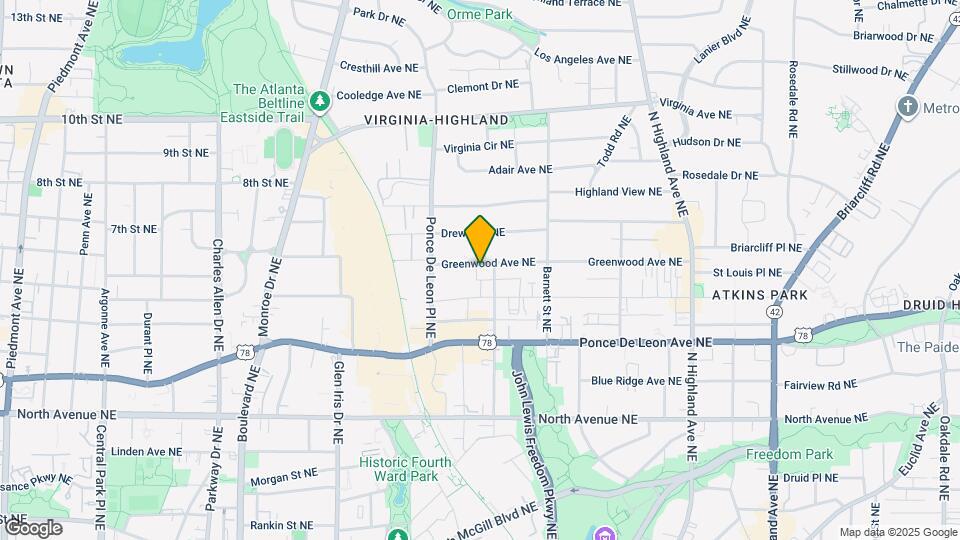 781 Greenwood Ave NE Map and Location Details