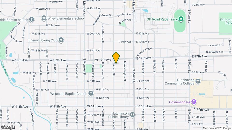 125 W 16th Ave Map and Location Details