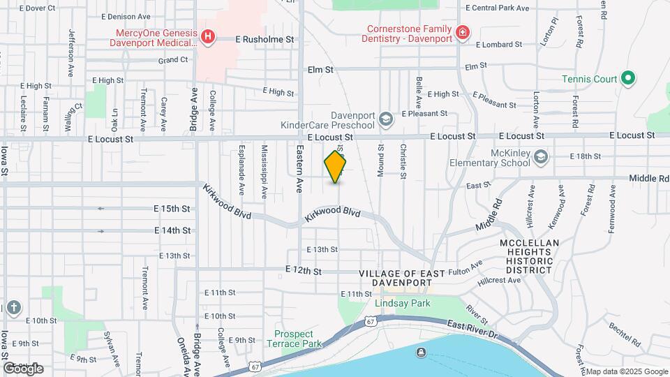 1530 Spring St Map and Location Details