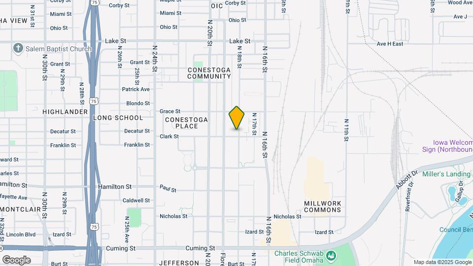 1802 N 18th St Map and Location Details