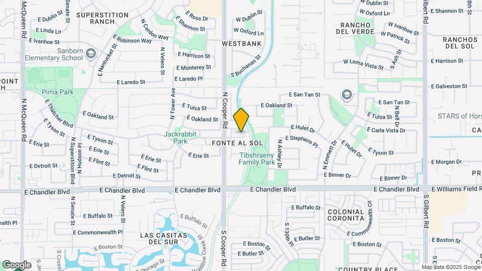 2076 E Stephens Pl Map and Location Details