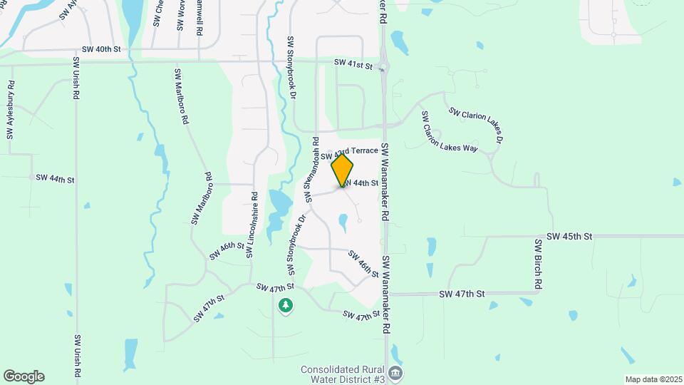 4408 SW Brandywine Ln Map and Location Details