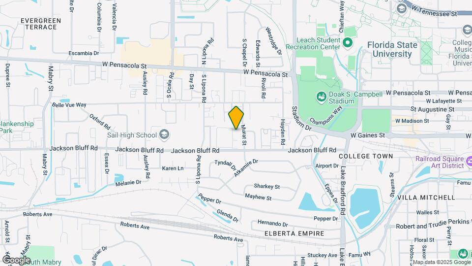 1822 Jackson Bluff Rd Unit C Map and Location Details