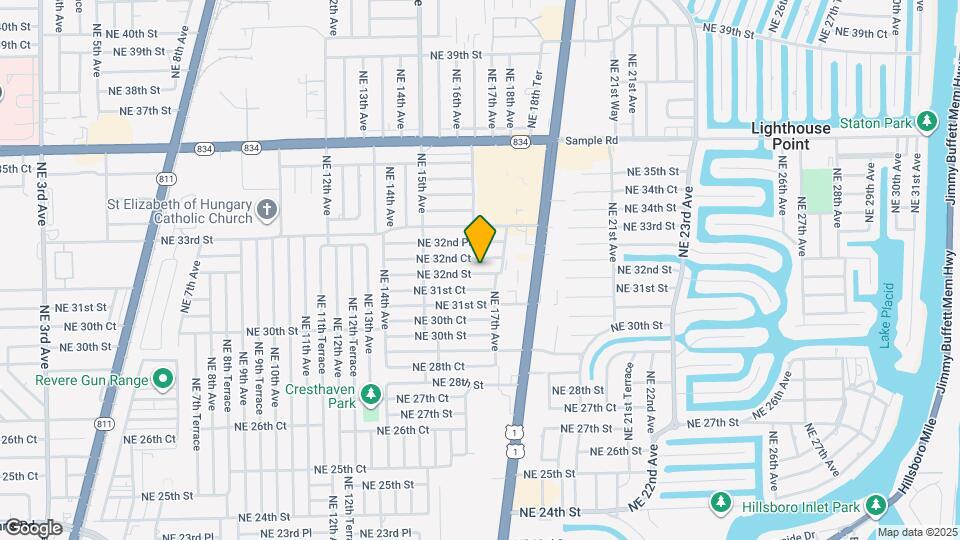 1631 NE 32nd St Map and Location Details