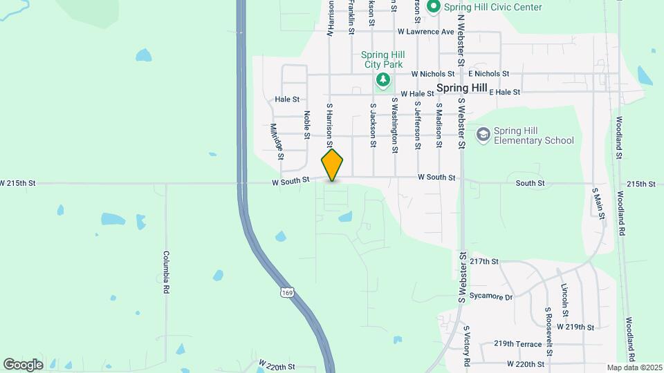 21364 W 215th Ter Map and Location Details