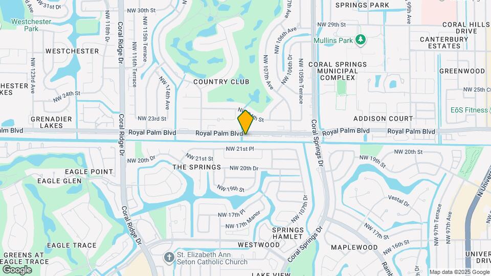 10926 Royal Palm Blvd Map and Location Details
