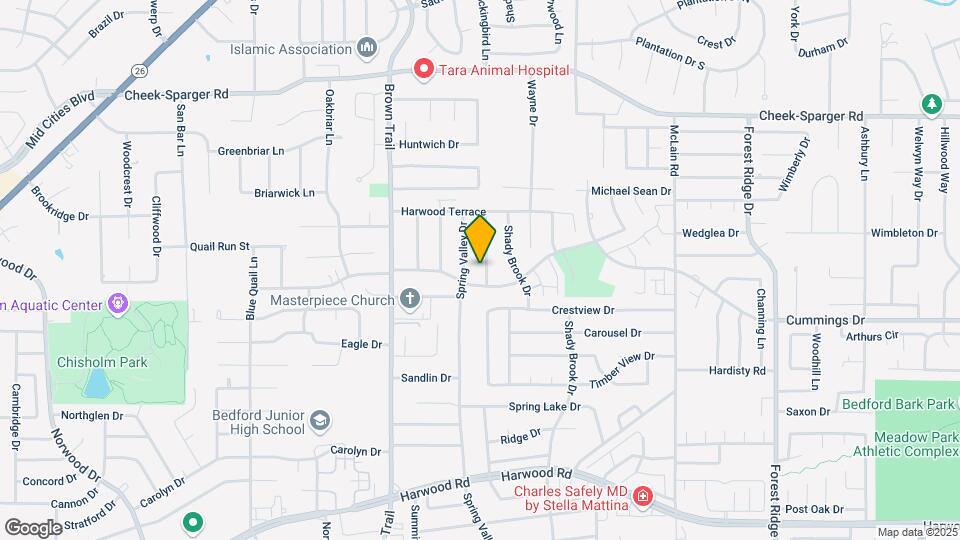 3605 Spring Grove Dr Map and Location Details