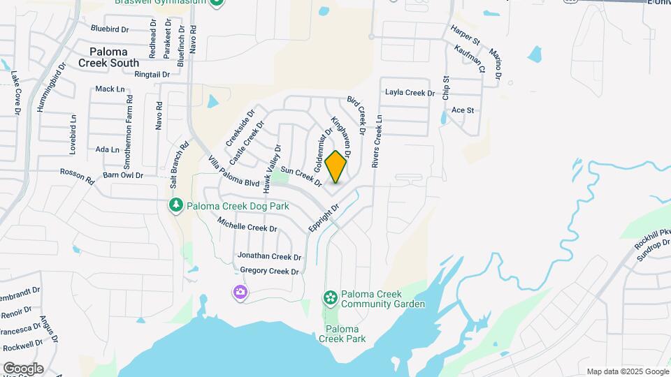1024 Bird Creek Dr Map and Location Details