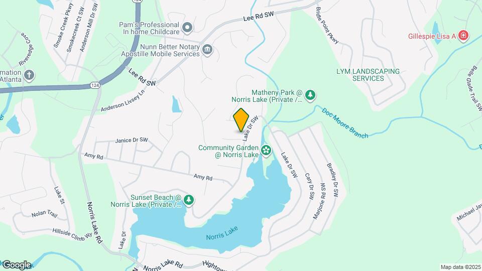 605 Lake Dr SW Mapa y Detalles de la Ubicación