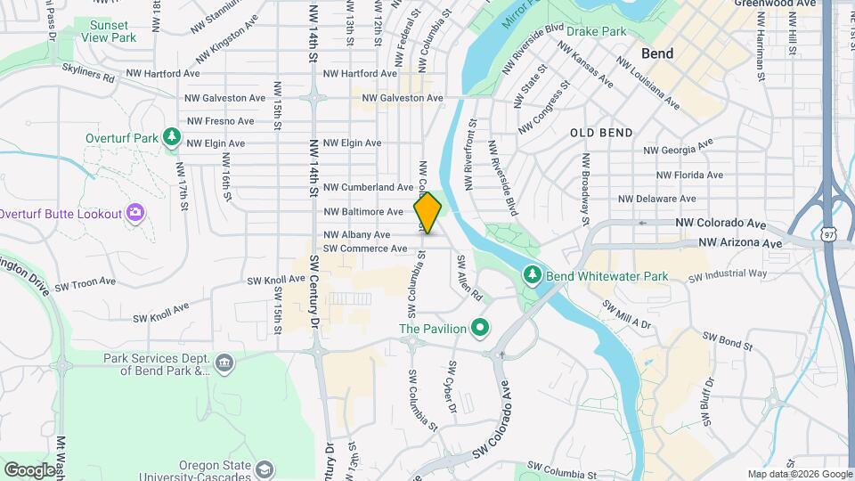 945 NW Albany Ave Map and Location Details