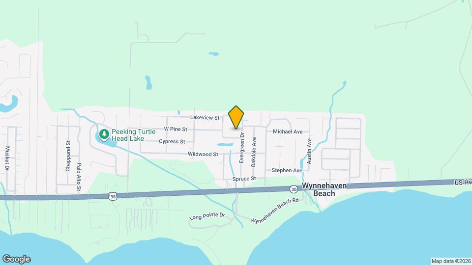 311 Evergreen Dr Map and Location Details