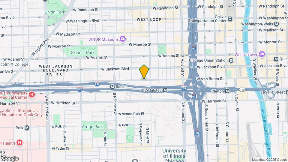 1015 W Van Buren St Map and Location Details
