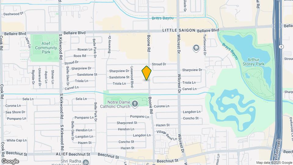 7318 Boone Rd Map and Location Details