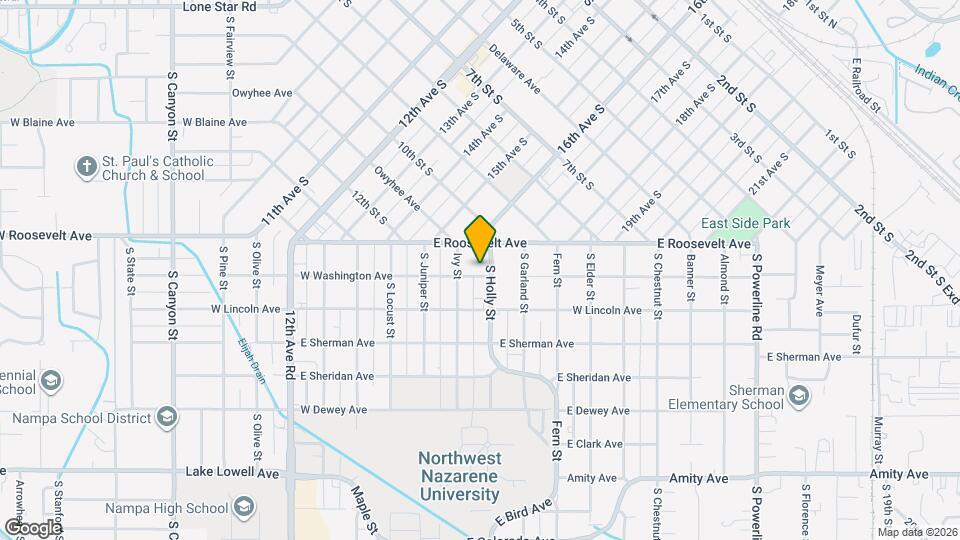 123 S Holly St Map and Location Details