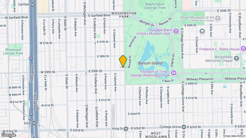 5858 S King Dr, Unit G Map and Location Details
