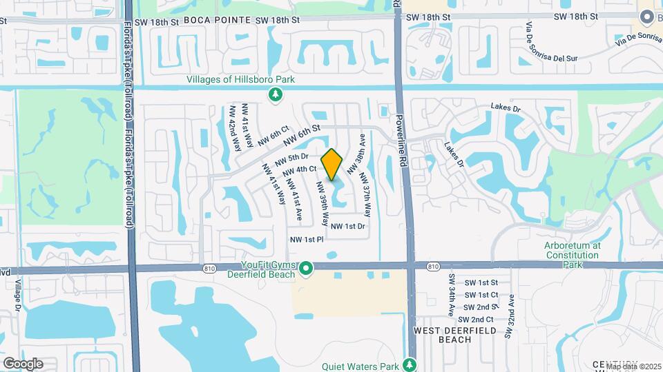3955 NW 3rd Ct Map and Location Details