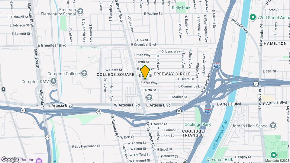 111 E 67th Way Map and Location Details