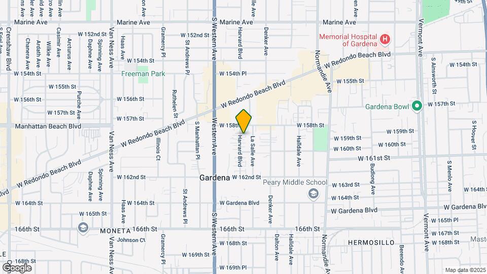 15824 Harvard Blvd-Unit -2 Map and Location Details