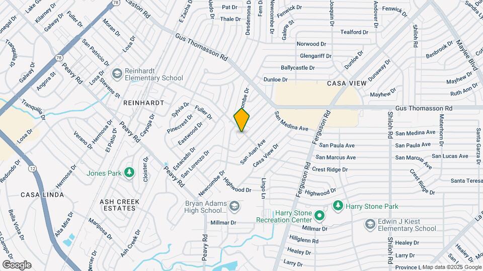 2022 Crest Ridge Dr Map and Location Details