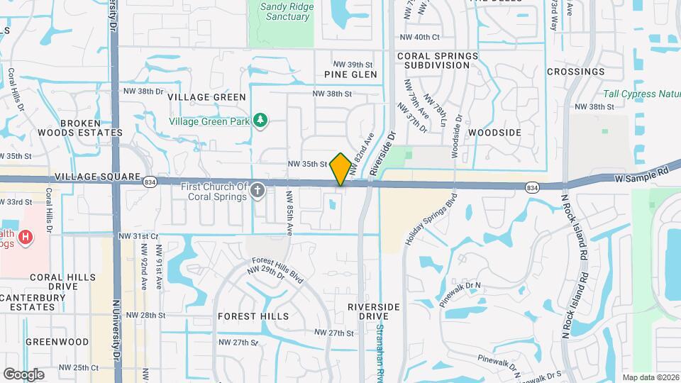 8307 Coral Lake Ln Map and Location Details