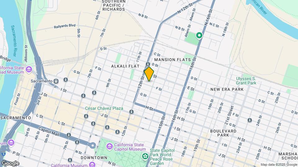 1225 F St Map and Location Details