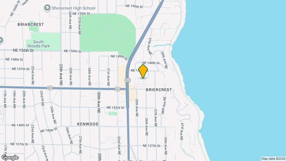 14627 36th Ct NE Map and Location Details