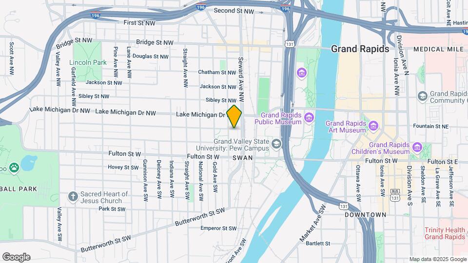 614 California St NW Map and Location Details