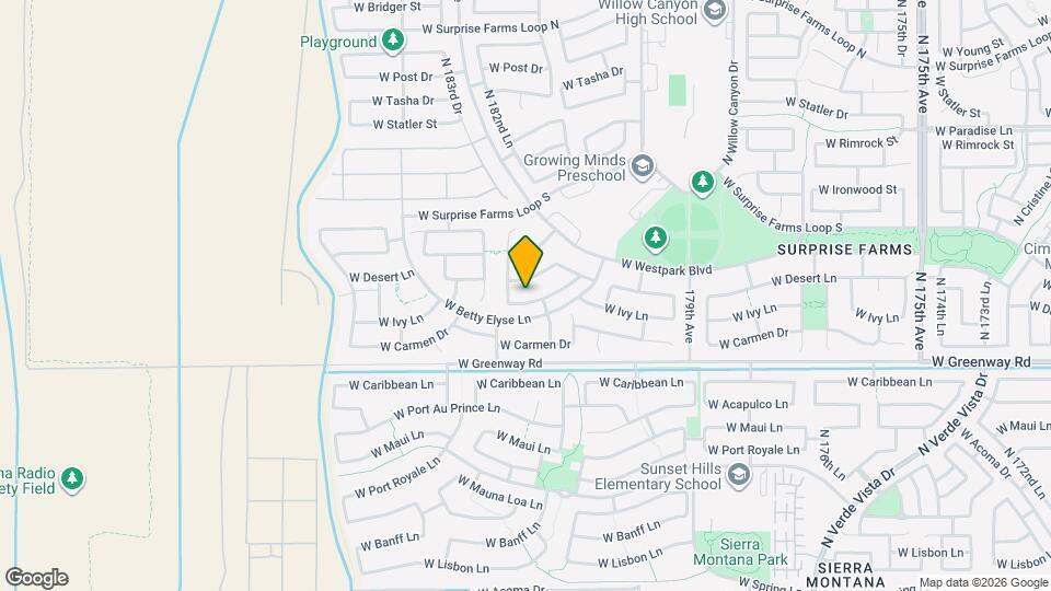 18178 W Ivy Ln Mapa y Detalles de la Ubicación