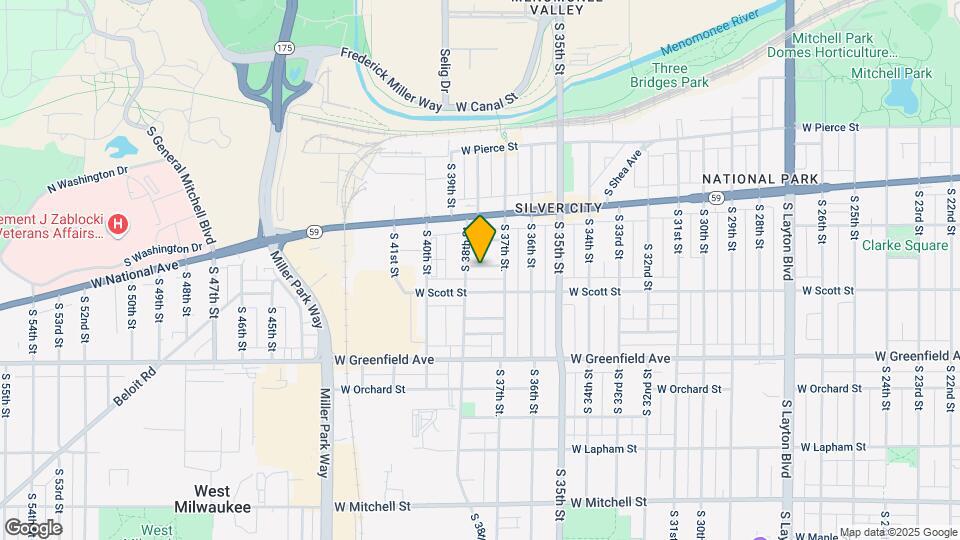 3735 W Frederica Pl Map and Location Details