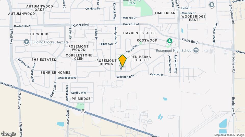 4037 Vosburg St Map and Location Details