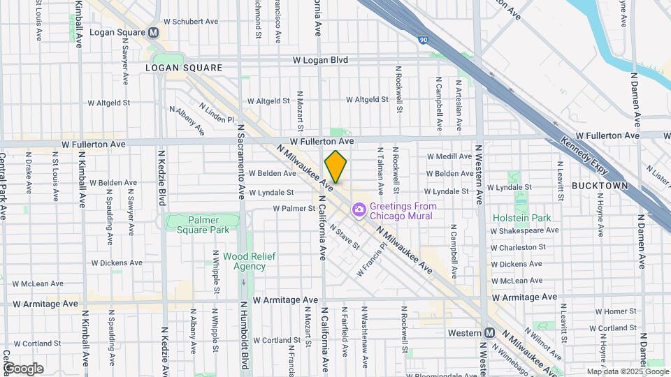 2733 W Belden Ave Map and Location Details