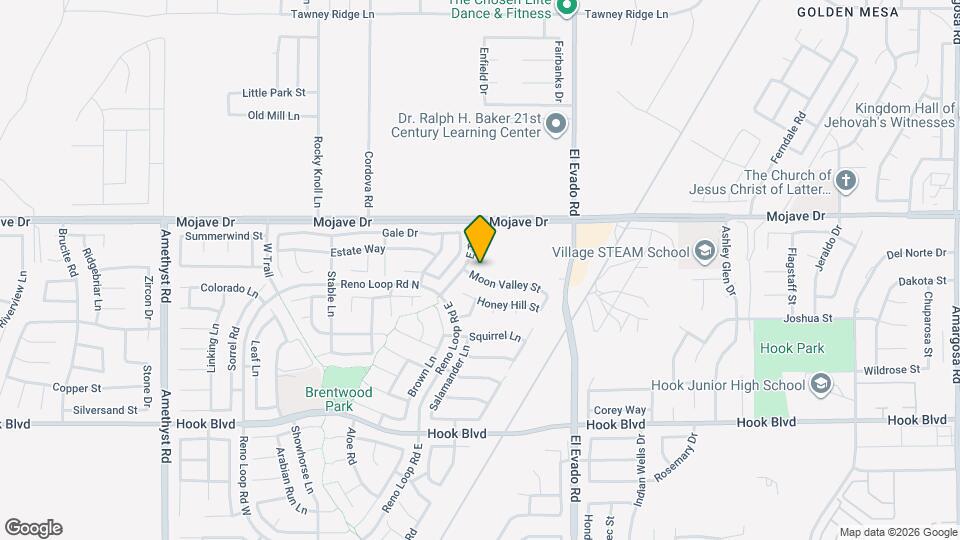 14332 Moon Valley St Map and Location Details