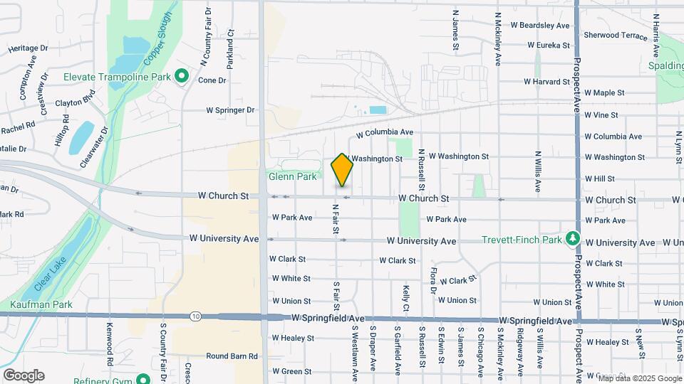 1520 W Church St Map and Location Details