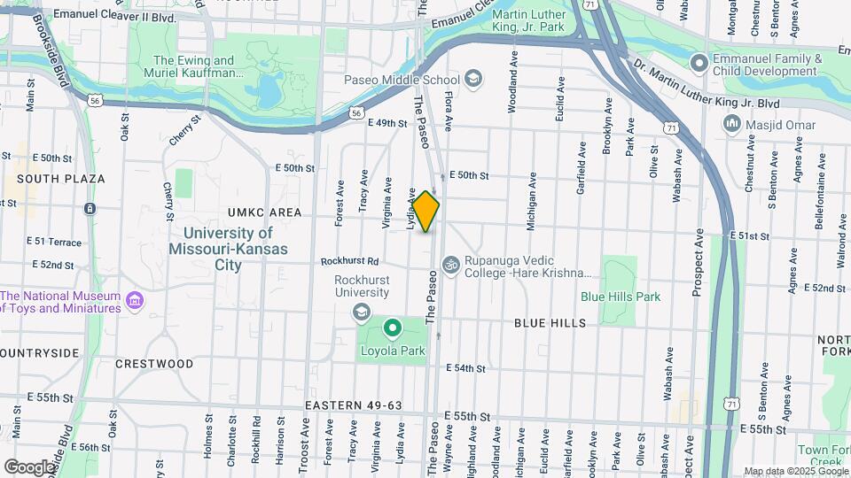 5120 Paseo Blvd Map and Location Details