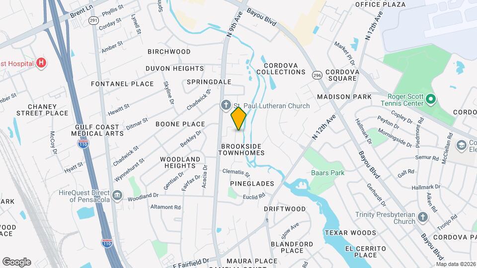 4278 Brookside Dr Map and Location Details