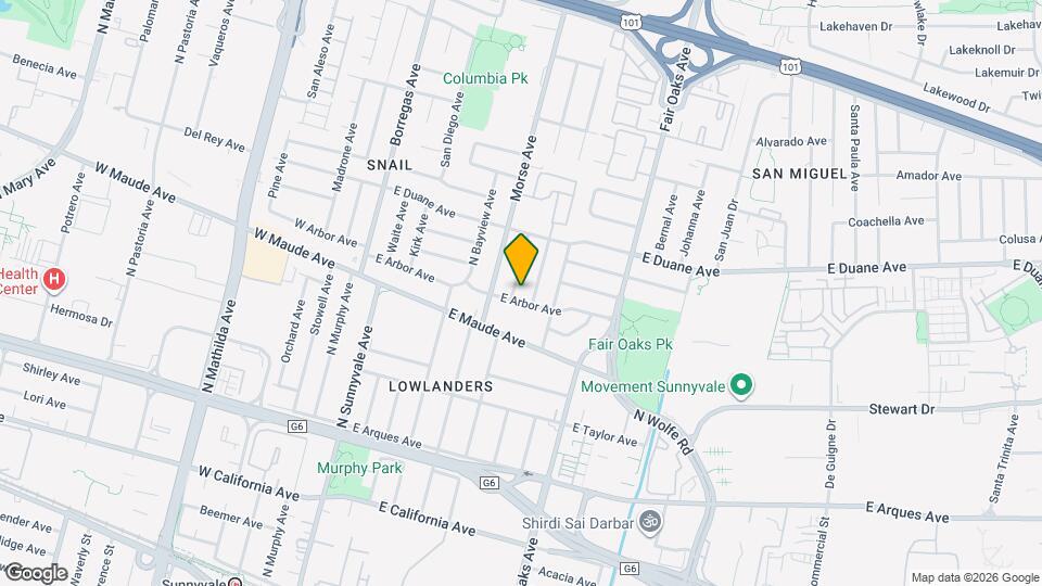 554 Maple Ave Map and Location Details