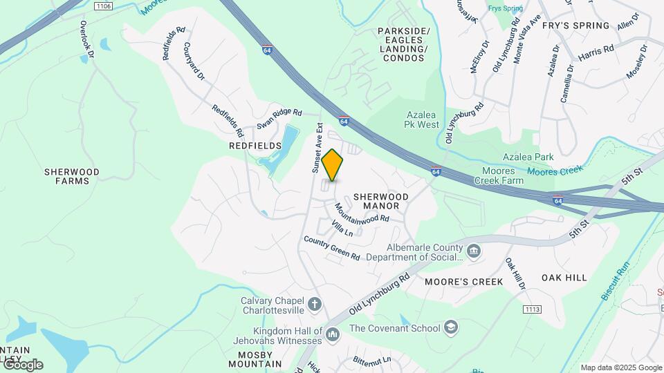 The Woodlands of Charlottesville Mapa y Detalles de la Ubicación