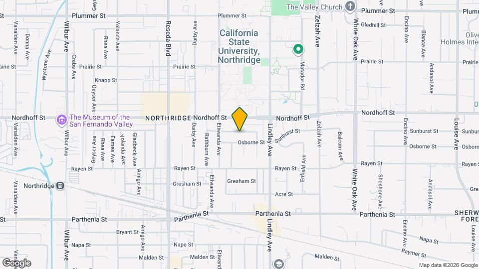 18212 Sunburst St Mapa y Detalles de la Ubicación