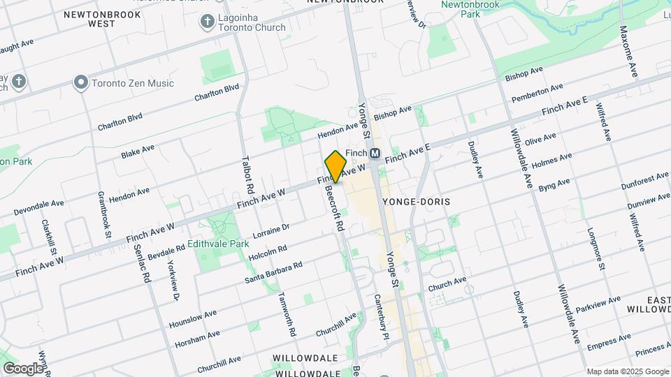 509 Beecroft Rd Map and Location Details