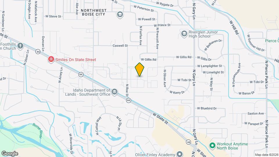 6104 N Hampstead Ave Map and Location Details