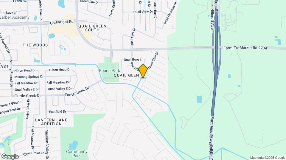 17114 Quail Glen Dr Map and Location Details