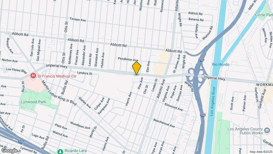 4216 E Imperial Hwy Mapa y Detalles de la Ubicación