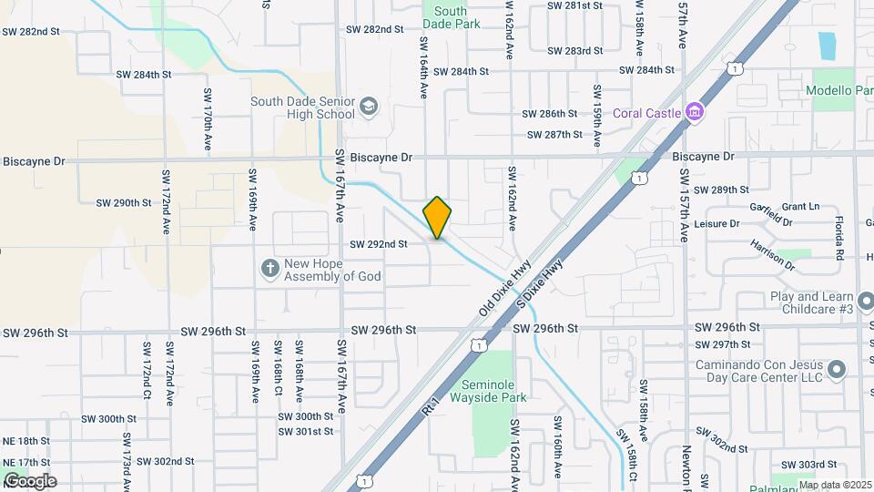 16242 SW 292nd St Mapa y Detalles de la Ubicación