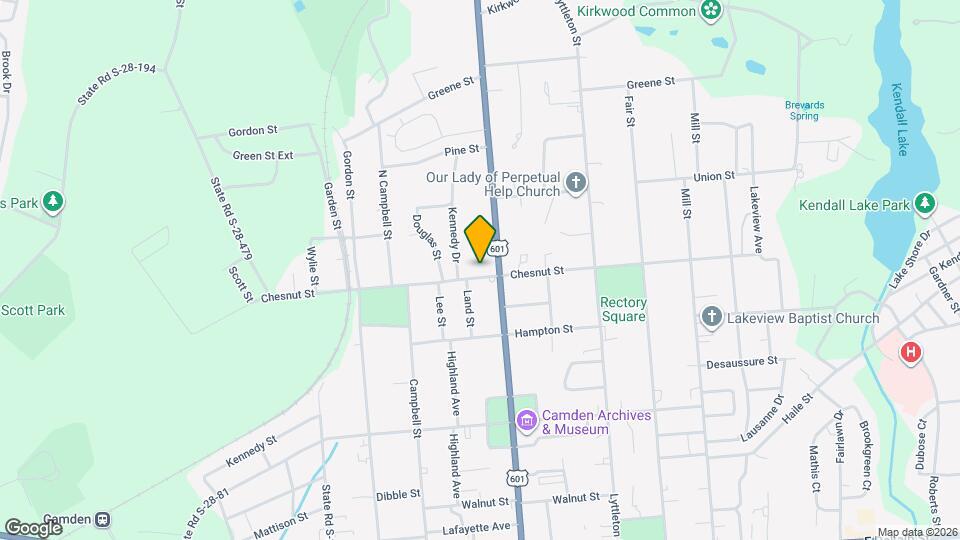 610 Chesnut St Map and Location Details