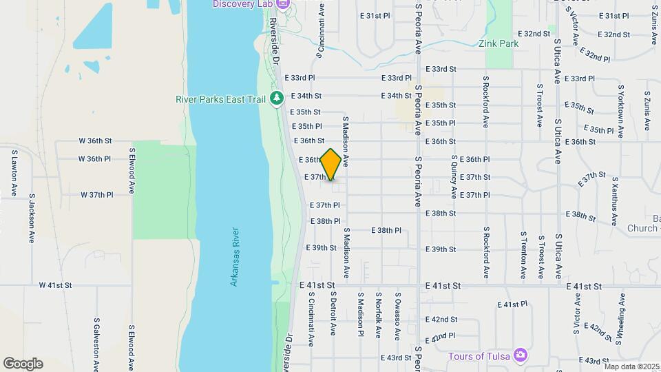 3730 S Madison Ave Map and Location Details