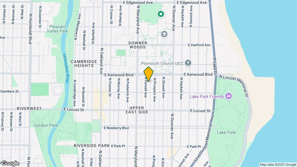 3040 N Farwell Ave Map and Location Details