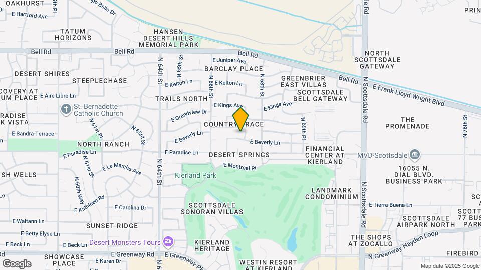 6722 E Beverly Ln Map and Location Details