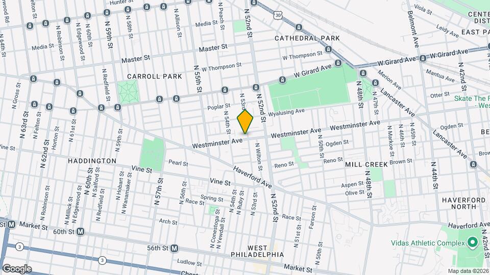 5303 Westminster Ave Mapa y Detalles de la Ubicación