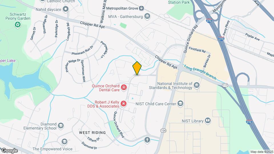 744 Quince Orchard Blvd-Unit -744-102 Map and Location Details